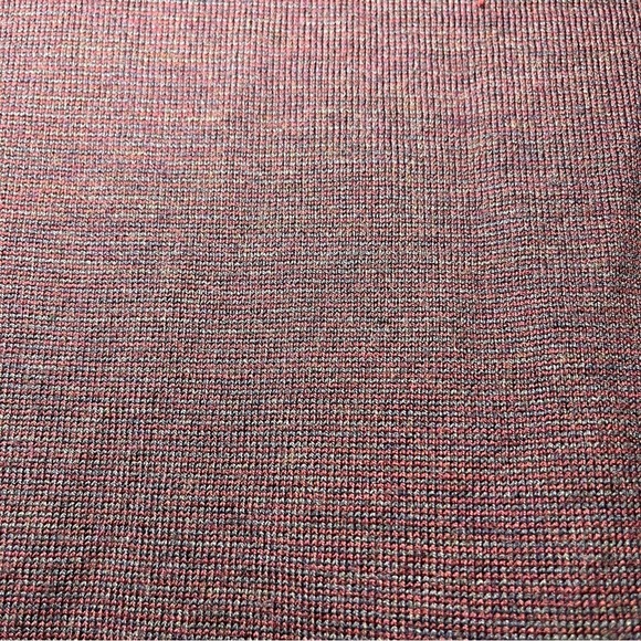 Ibex Men eggplant purple v neck long sleeve wool blend casual sweater in size L - Picture 6 of 6